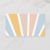 おむつラッフルレトログルービピンクベビーシャワー エンクロージャーカード (裏面)