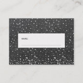 おむつラッフル冬の赤ちゃんシャワー挿入カード エンクロージャーカード (裏面)