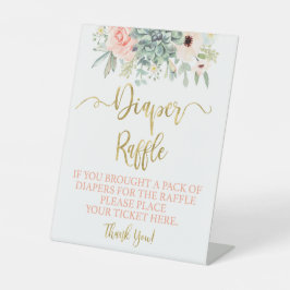 おむつラッフル吸汁性 台座サイン