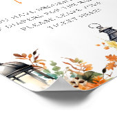 おむつラッフル小さなカボチャのゲーム ポスター (角)