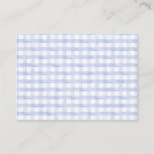 おむつラッフル小さなバニーバルーン赤ちゃんシャワー エンクロージャーカード (裏面)