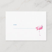 おむつラッフル熱帯ベビーシャワーインサートカード エンクロージャーカード (裏面)