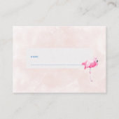 おむつラッフル熱帯ベビーシャワーインサートカード エンクロージャーカード (裏面)