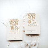 おむつラッフル男女兼用ベビーシャワー エンクロージャーカード