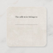 おむつラッフル詩シトラスオレンジニュートラル エンクロージャーカード (裏面)