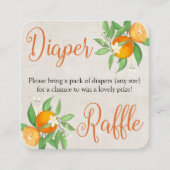 おむつラッフル詩シトラスオレンジニュートラル エンクロージャーカード (正面)