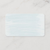 おむつラッフル詩ターコイズレインボーベビーシャワー エンクロージャーカード (裏面)