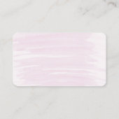 おむつラッフル詩ピンク虹の赤ちゃんシャワー エンクロージャーカード (裏面)