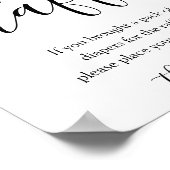 おむつラッフル赤ちゃんシャワーゲームサイン ポスター (角)