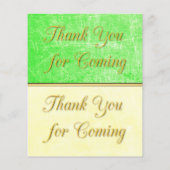 おむつラッフル赤ちゃんシャワーゲーム黄色と緑 チラシ (裏面)