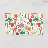 おむつラッフル農家マーケットローカル栽培ベビー エンクロージャーカード (裏面)