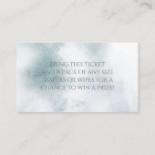 おむつラッフル |シルバーブルー冬のワンダーランド アドバイスカード (裏面)