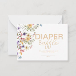 おむつラッフル ノートカード