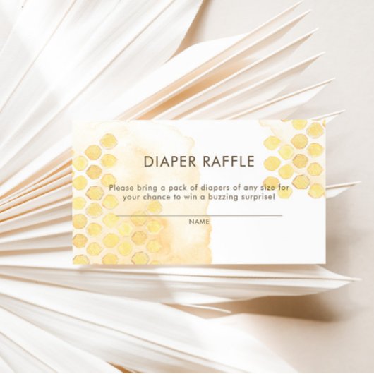 おむつラッフル(昆虫)マルハナバチハニカム エンクロージャーカード