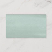 おむつラッフル |赤面とティール（緑がかった色）春ベビーシャワー エンクロージャーカード (裏面)