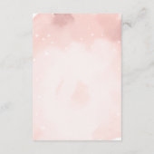 おむつラップリッククラウドかわいいクマ赤ちゃんシャワーカード エンクロージャーカード (裏面)