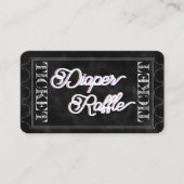 おむつ不気味ラッフルチケット ノートカード (正面)