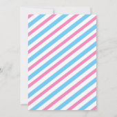 おむつ及びぬぐい赤ちゃんシャワー 招待状 (裏面)