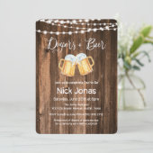 おむつ及びビールパパシャワーパーティの招待状 招待状 (スタンド正面)