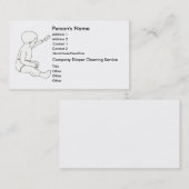 おむつ清掃サービス名刺 名刺 (正面/裏面)