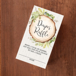 おむつ男女兼用の素朴ラッフル エンクロージャーカード