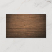 おむつ素朴ラッフルカードウッドライトジャーエレガント エンクロージャーカード (裏面)