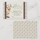 おむつ航海のラッフルチケット エンクロージャーカード (正面/裏面)