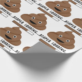 おむつ装着 ラッピングペーパー (角)