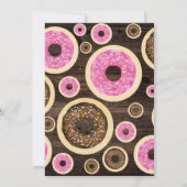 おむつ&ドナツウ素朴ドパーティーベビーシャワー 招待状 (裏面)