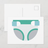 おむつ ポストカード (正面/裏面)