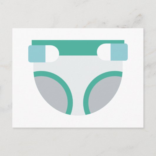 おむつ ポストカード (正面)