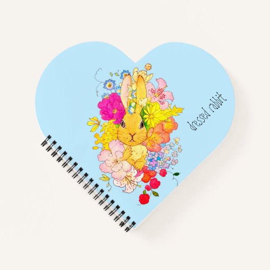 おめかし✿ウサギ ノートブック (正面)