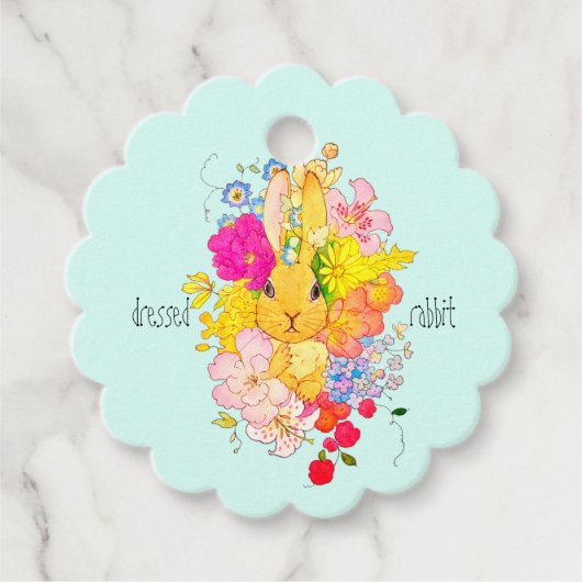 おめかし♡ウサギ フェイバータグ (正面)