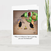 おめでおもしろいとうございます カード (正面)