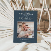 おめでたいニュース | 写真付きエンゲージメントカード 案内状