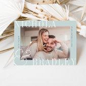 おめでたいニュース | 写真付きエンゲージメントカード 案内状