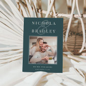 おめでたいニュース | 写真付きエンゲージメントカード 案内状