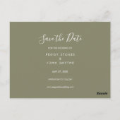 おめでたい日 花のハートのガーランド 写真ポストカード ポストカード (裏面)