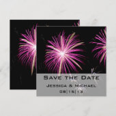 おめでたい日 花火のお知らせ セーブザデート (正面/裏面)
