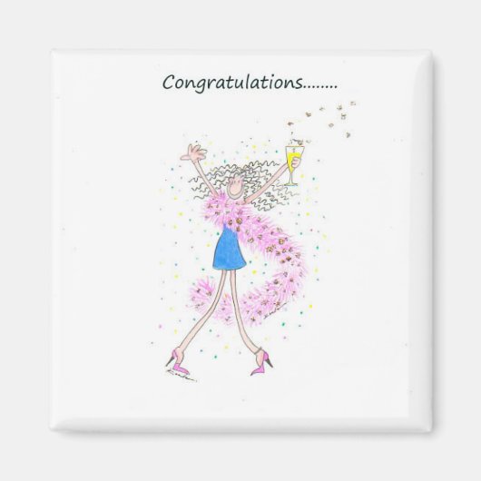 おめでたい磁石 マグネット (正面)