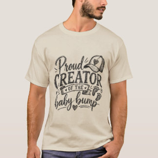 おめでたを作った張本人 おもしろパパになる人Tシャツ Tシャツ