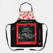 おめでとうおばあちゃんソノグラム来ベビーズ エプロン (正面)