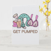 おめでとうおもしろいかわいい赤ちゃんシャワー カード (黄色い花)