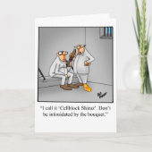 おめでとうおもしろいカードの斑点 カード (正面)