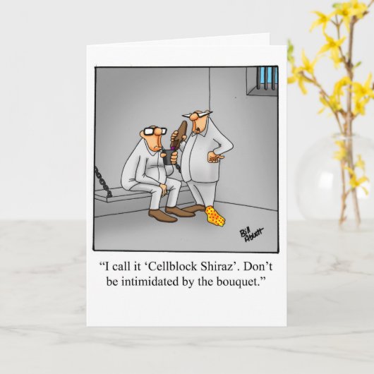 おめでとうおもしろいカードの斑点 カード (黄色い花)