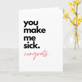 おめでとうおもしろいグリーティングカード、おめでとう カード