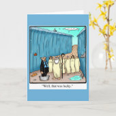 おめでとうおもしろいグリーティングカード「斑点」 カード (黄色い花)