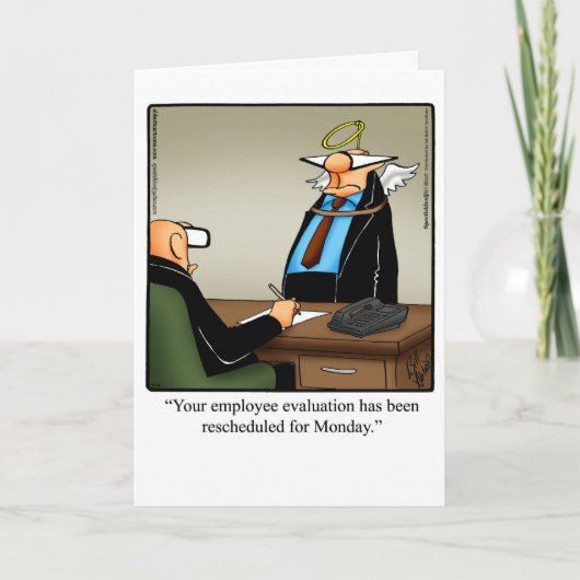 おめでとうおもしろいプロモーショングリーティングカード カード (正面)