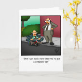 おめでとうおもしろいプロモーショングリーティングカード カード (黄色い花)