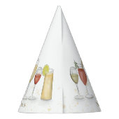 おめでとうお洒落かわいいおもしろいカクテルパーティー パーティーハット (裏面)